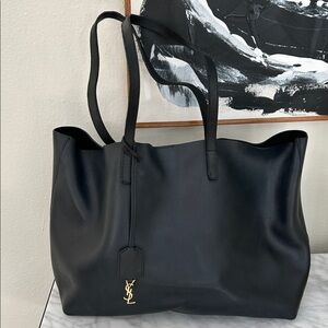 Saint Laurent Shopping Black Tote